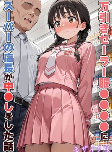 【無料で読める】万引きセーラー服●●●●にスーパーの店長が中●しをした話 モザイク版｜AIザッハトルテ