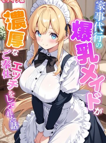 【無料で読める】家事代行の爆乳メイドが濃厚なご奉仕エッチをしてくれた話 モザイク版｜StudioSR