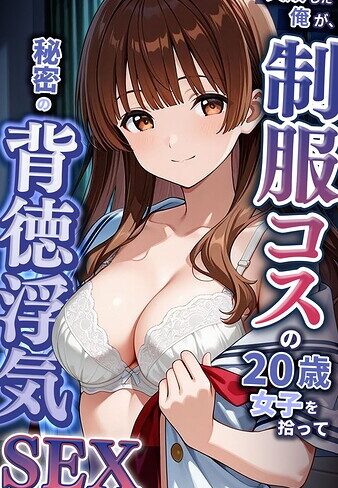 【無料で読める】プロポーズに失敗した俺が、制服コスの20歳女子を拾って秘密の背徳浮気SEXした話 モザイク版｜とろとろコミック
